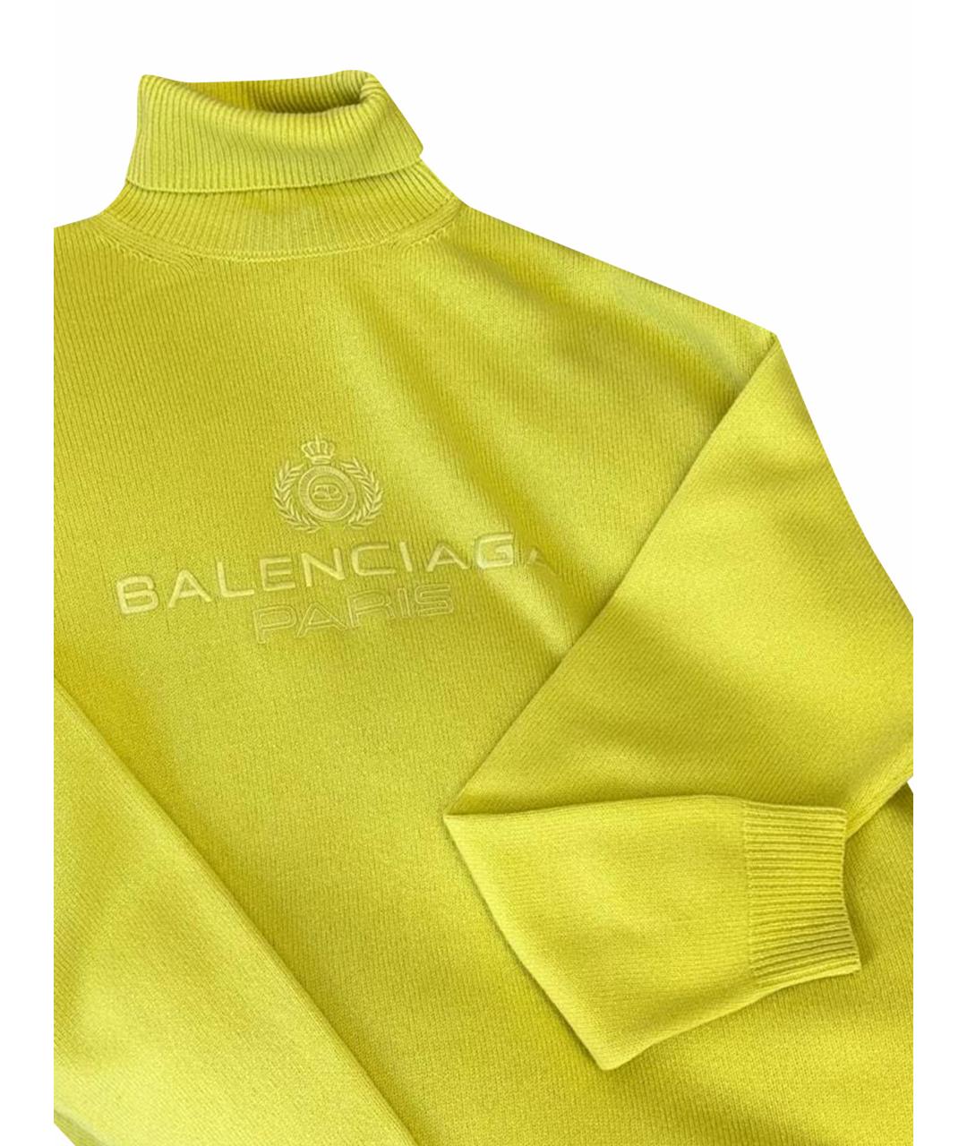 BALENCIAGA Желтый джемпер / свитер, фото 9