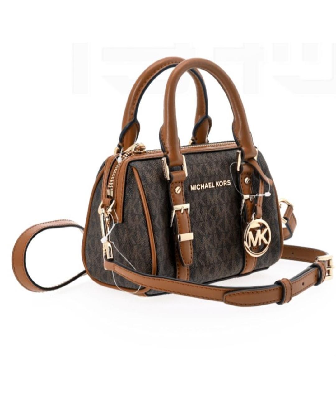 MICHAEL KORS Коричневая сумка с короткими ручками, фото 2
