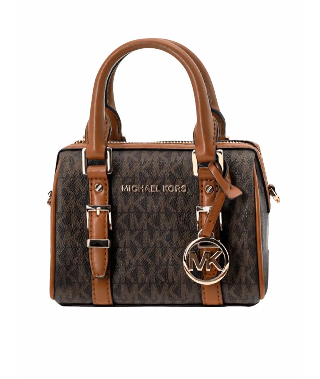 MICHAEL KORS Коричневая сумка с короткими ручками, фото 1