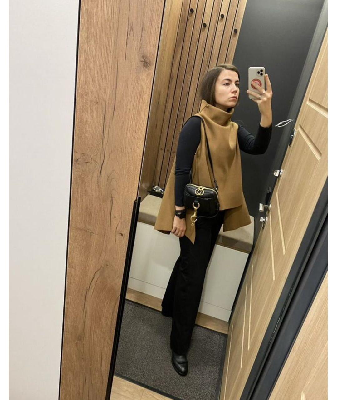 SEE BY CHLOE Черная кожаная поясная сумка, фото 6
