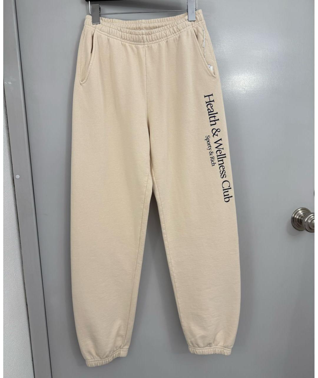 SPORTY AND RICH Бежевый хлопковый спортивные костюмы, фото 2