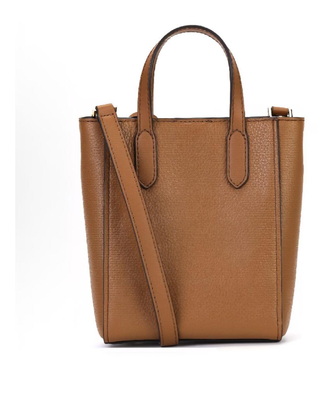 MICHAEL KORS Коричневая сумка с короткими ручками, фото 3