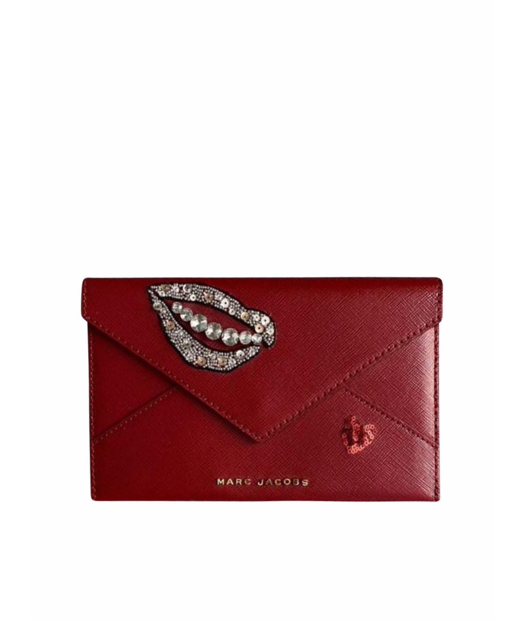 MARC JACOBS Красный кожаный кошелек, фото 1