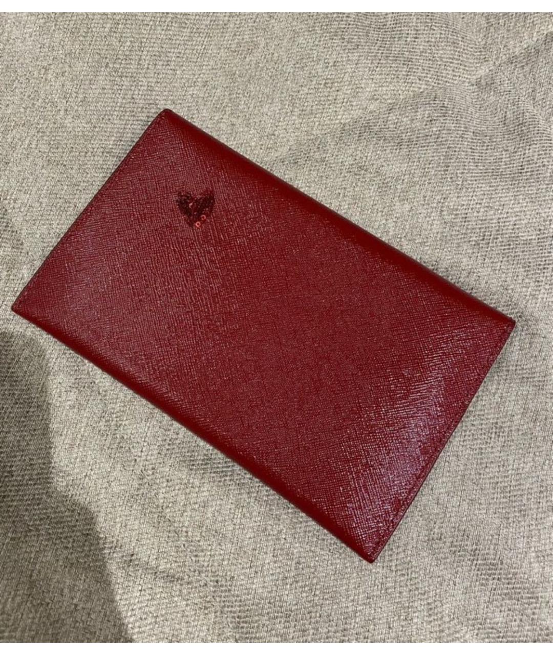 MARC JACOBS Красный кожаный кошелек, фото 2