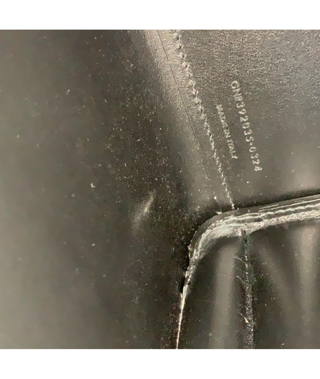 SAINT LAURENT Черная кожаная сумка через плечо, фото 7