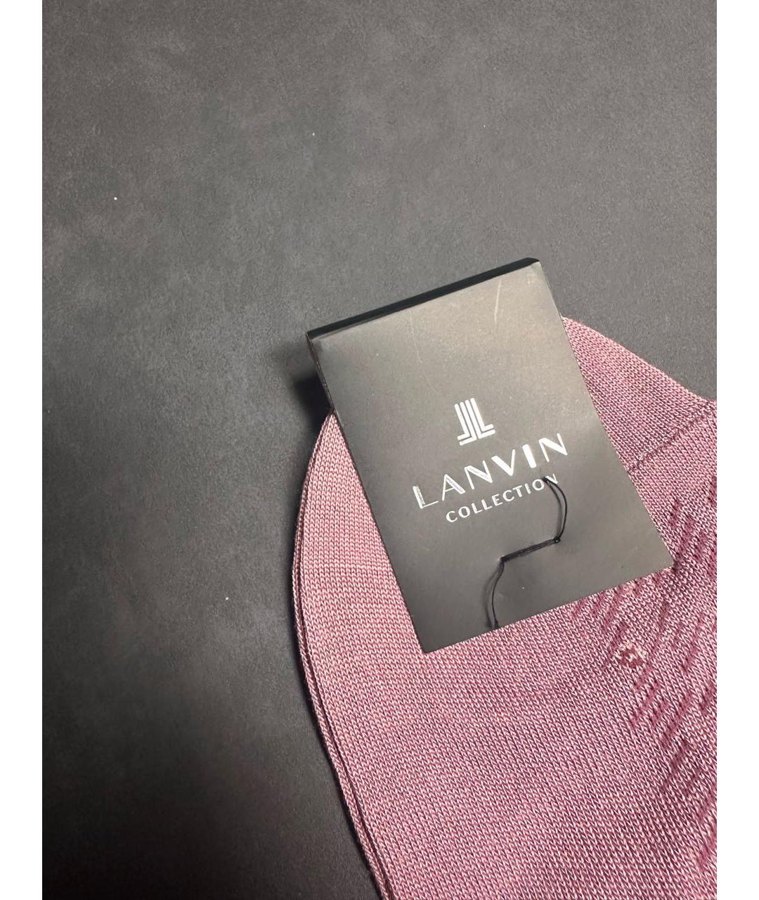 LANVIN Розовые носки, чулки и колготы, фото 3