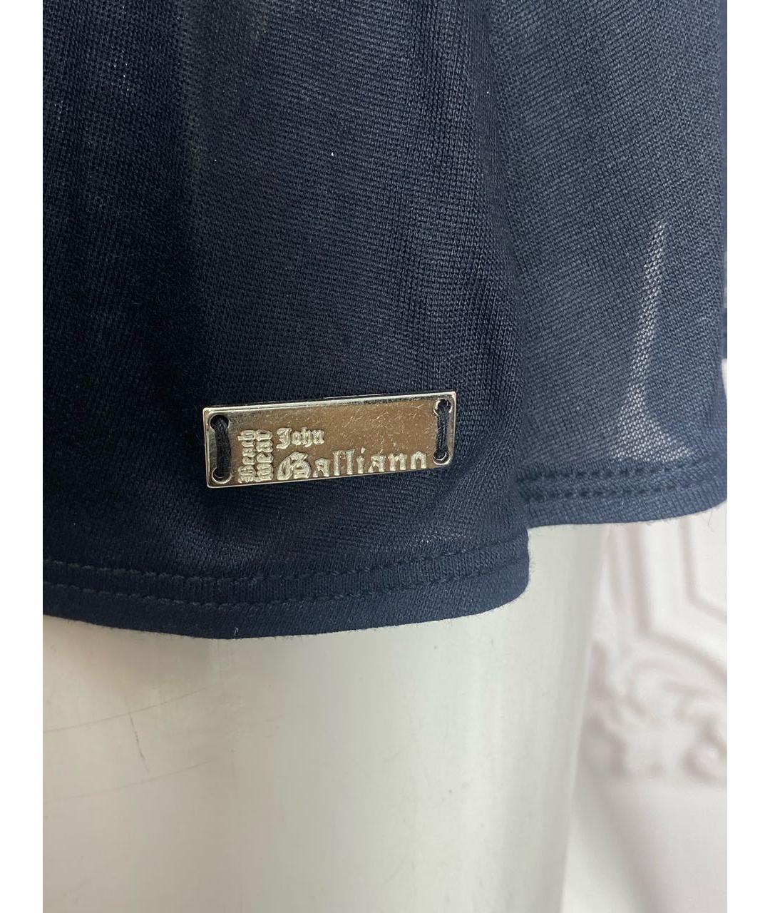 JOHN GALLIANO Черное платье, фото 4