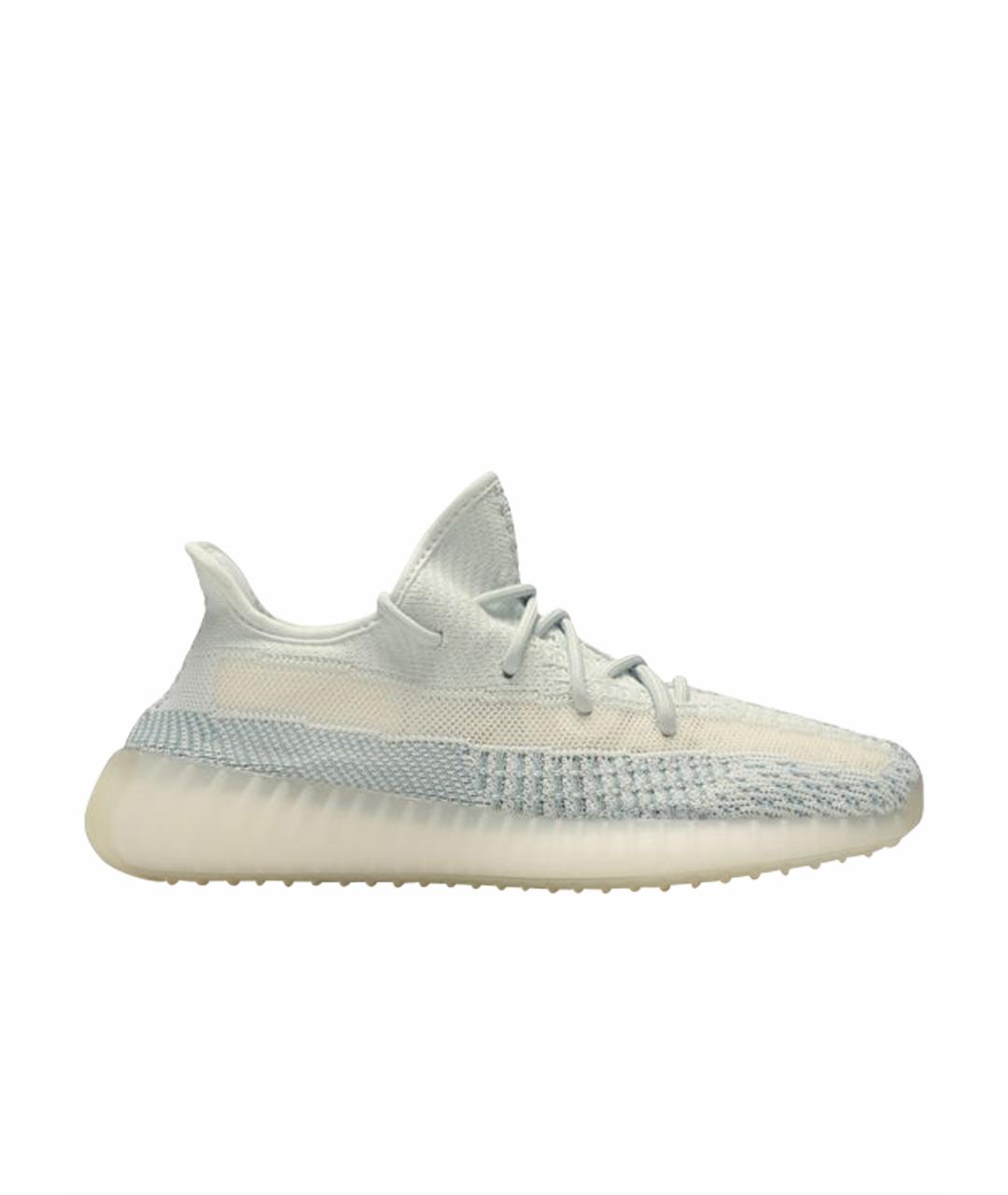 ADIDAS YEEZY Голубые текстильные кроссовки, фото 1