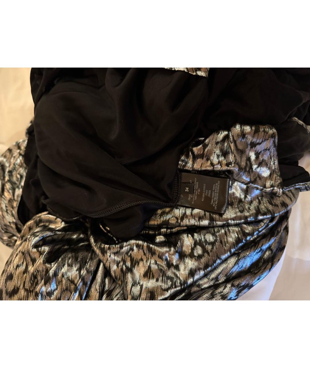 ISABEL MARANT Серое шелковое коктейльное платье, фото 5