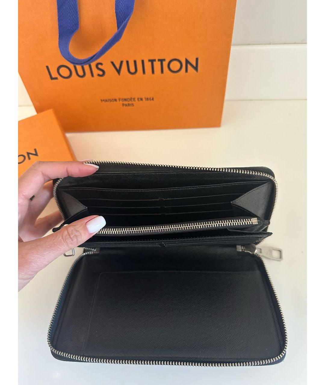 LOUIS VUITTON Серый кошелек, фото 5