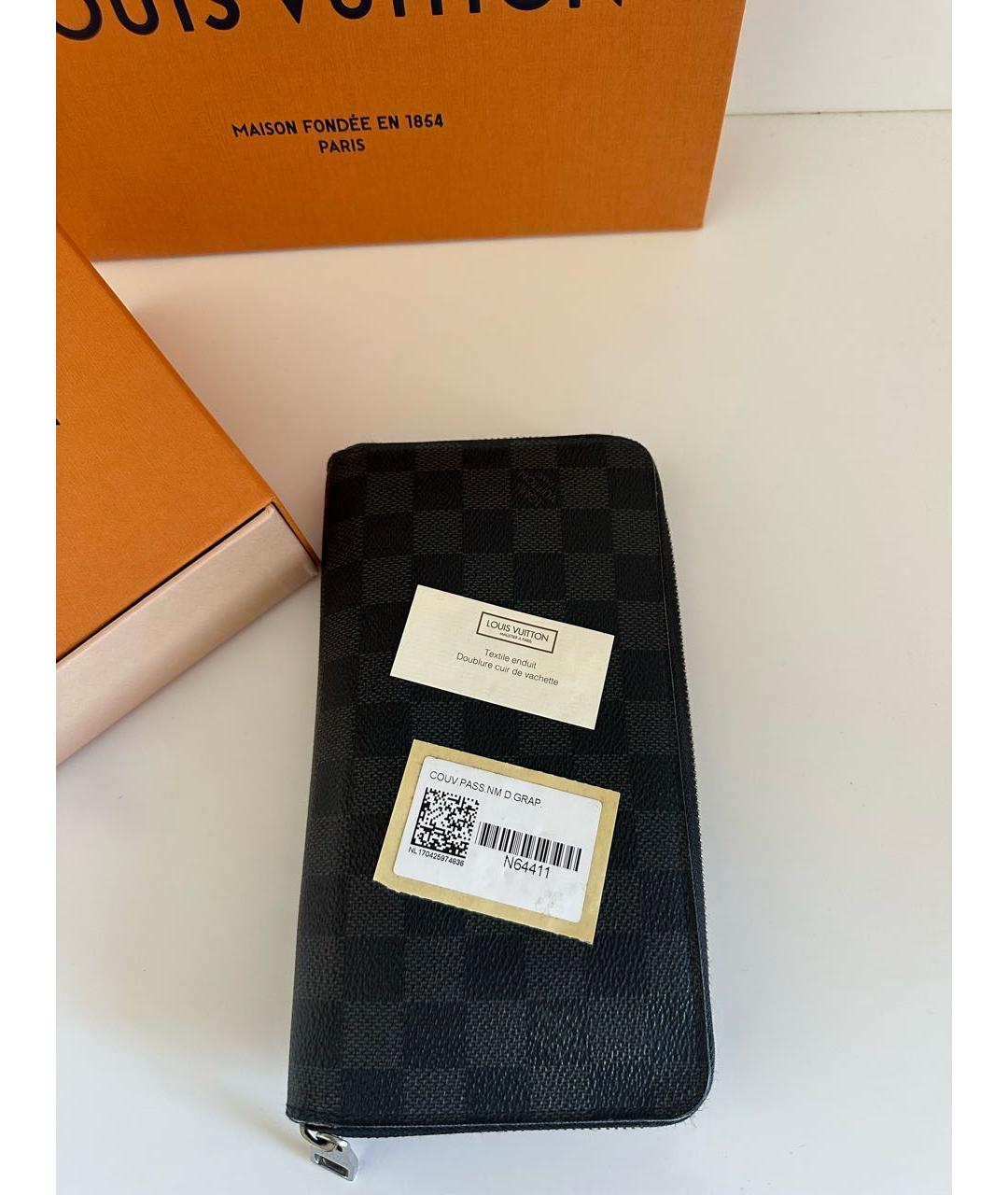 LOUIS VUITTON Серый кошелек, фото 6