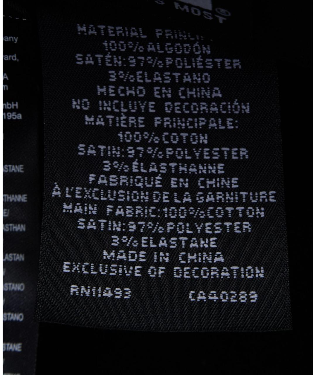 SAINT LAURENT Черная хлопковая кепка, фото 4