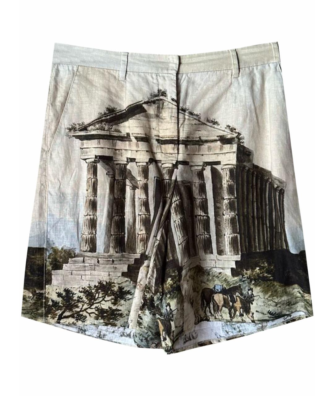 DOLCE&GABBANA Льняные шорты, фото 1