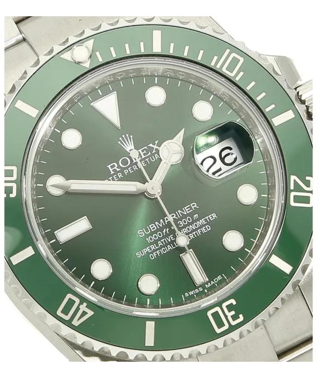 ROLEX Зеленые часы, фото 2