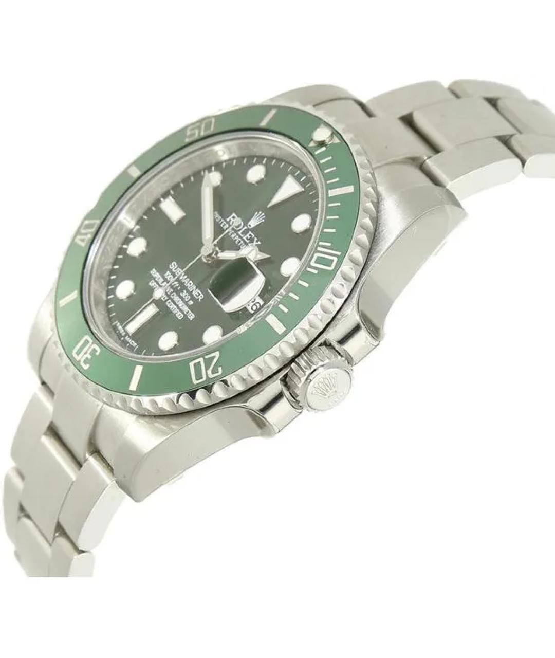 ROLEX Зеленые часы, фото 4