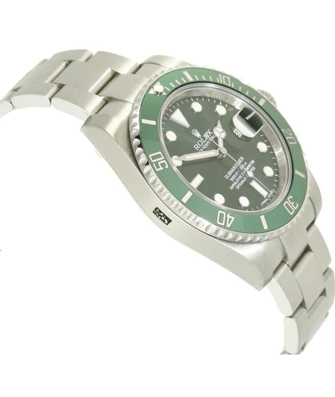 ROLEX Зеленые часы, фото 5