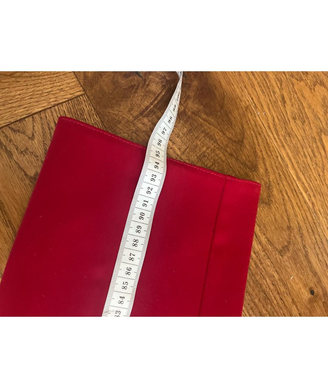 MM6 MAISON MARGIELA Бордовые полиэстеровые брюки узкие, фото 7