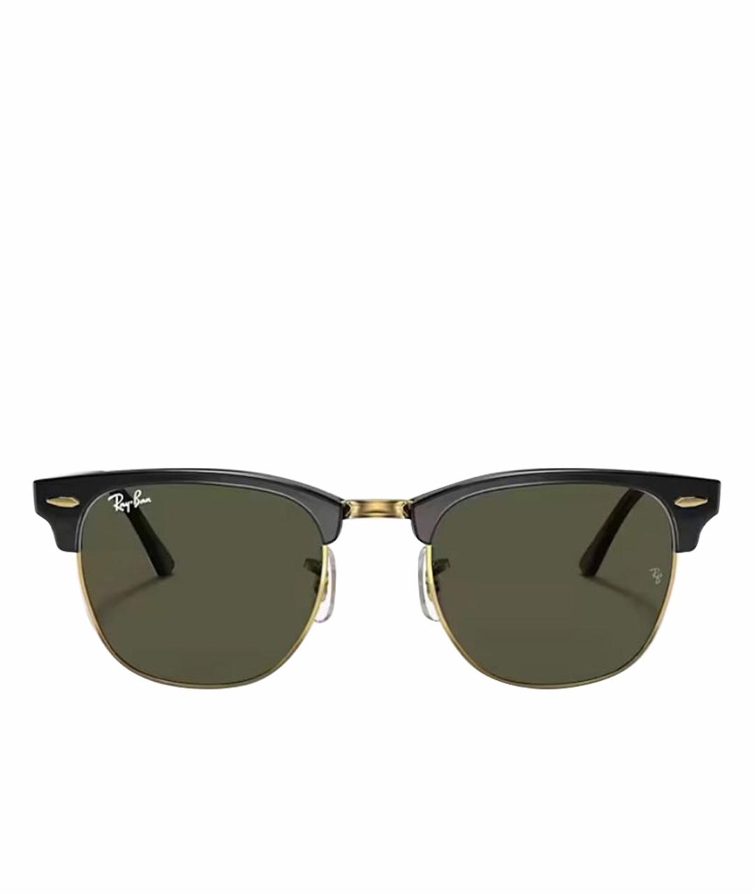 RAY BAN Черные пластиковые солнцезащитные очки, фото 1