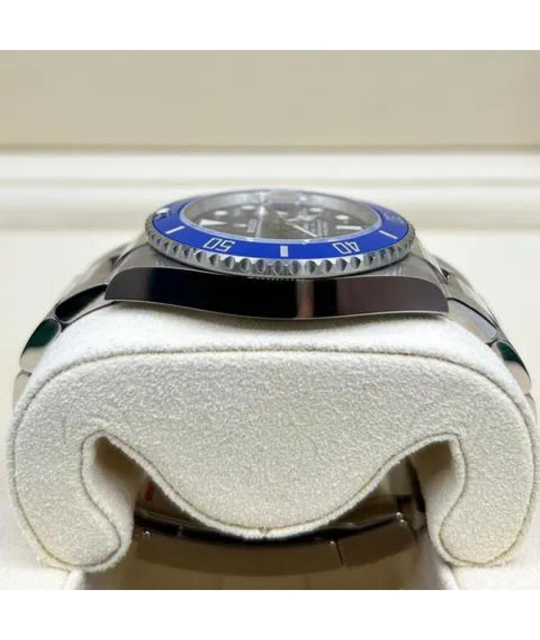 ROLEX Черные часы из белого золота, фото 5