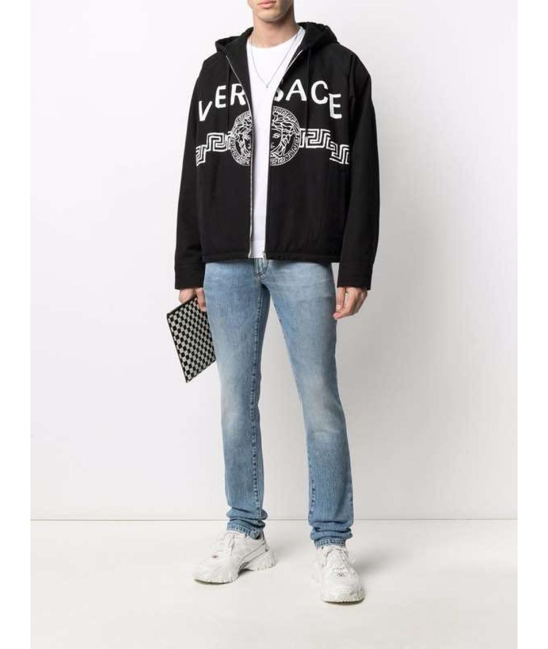 VERSACE Черная куртка, фото 3