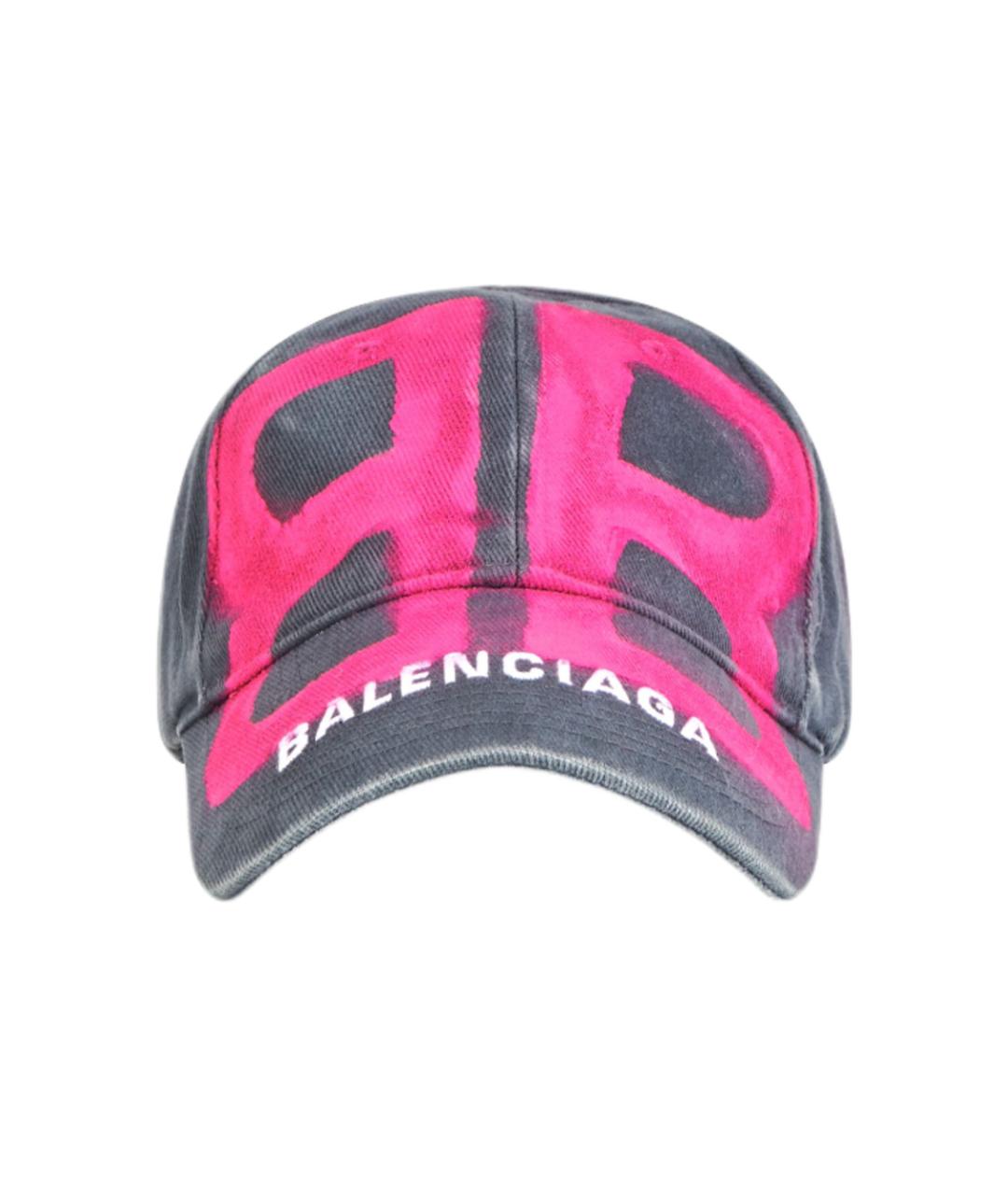 BALENCIAGA Серая хлопковая кепка, фото 1