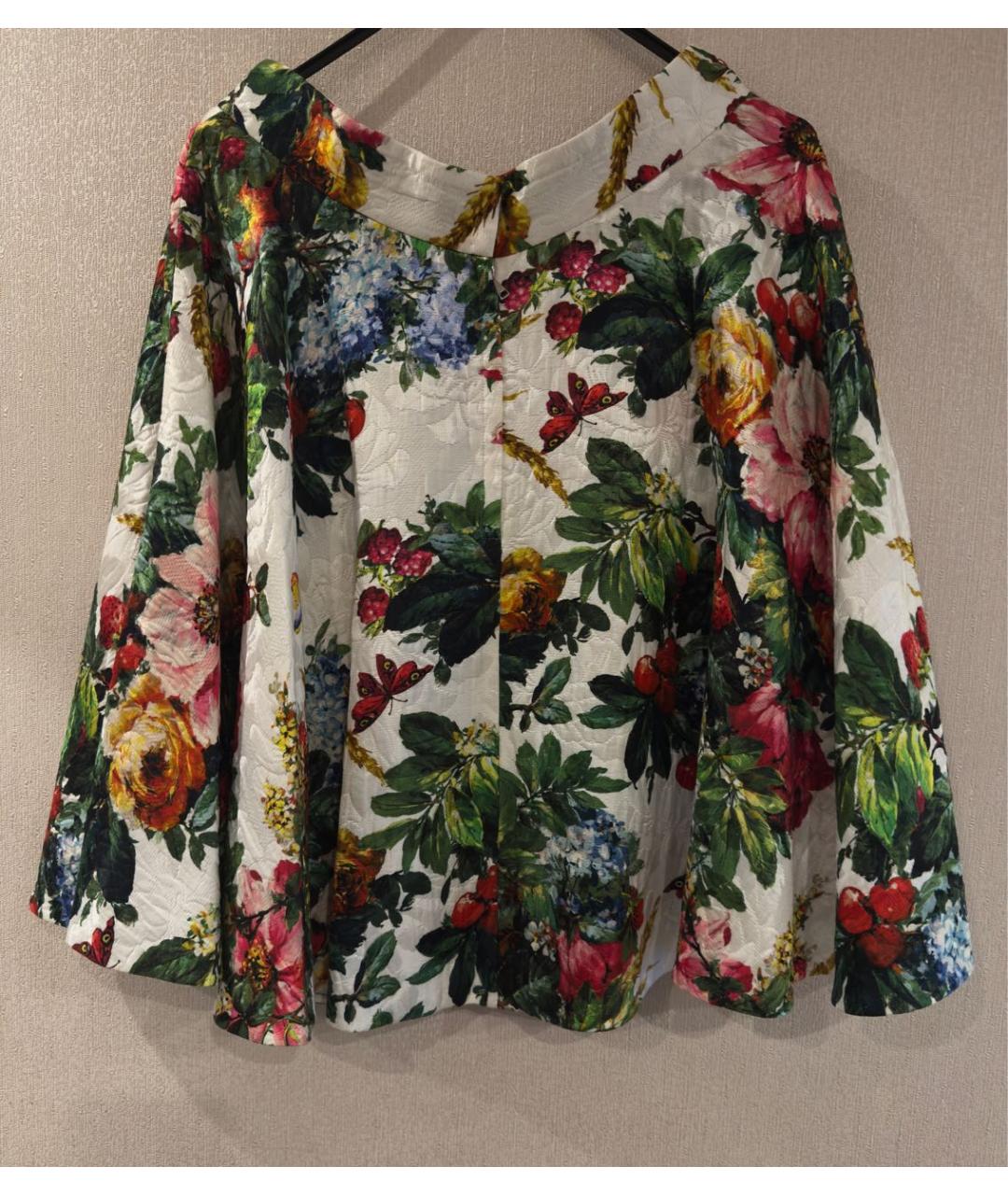 DOLCE&GABBANA Мульти хлопковая юбка миди, фото 6