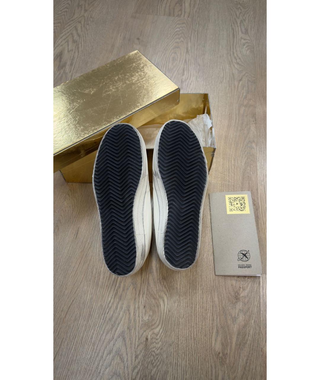 GOLDEN GOOSE DELUXE BRAND Белые кожаные кеды, фото 7