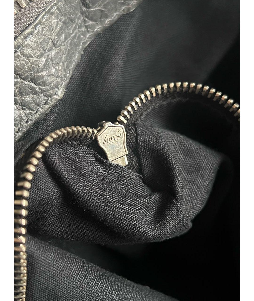 BALENCIAGA Серая кожаная сумка с короткими ручками, фото 6