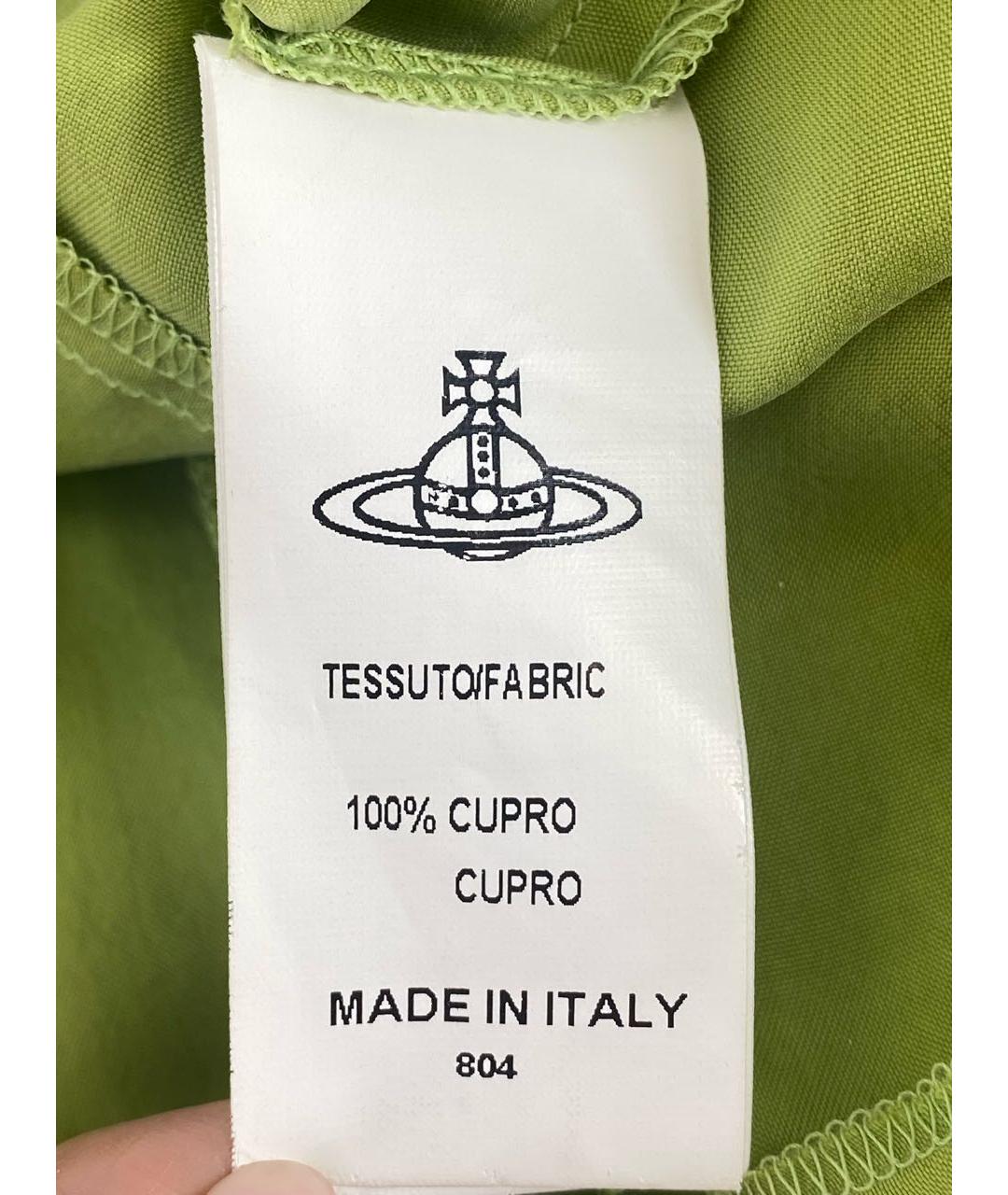 VIVIENNE WESTWOOD Зеленая юбка макси, фото 7