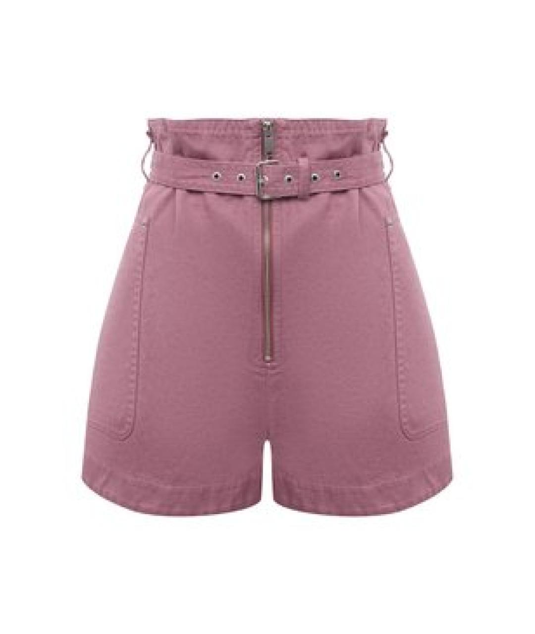 ISABEL MARANT Розовые хлопковые шорты, фото 1