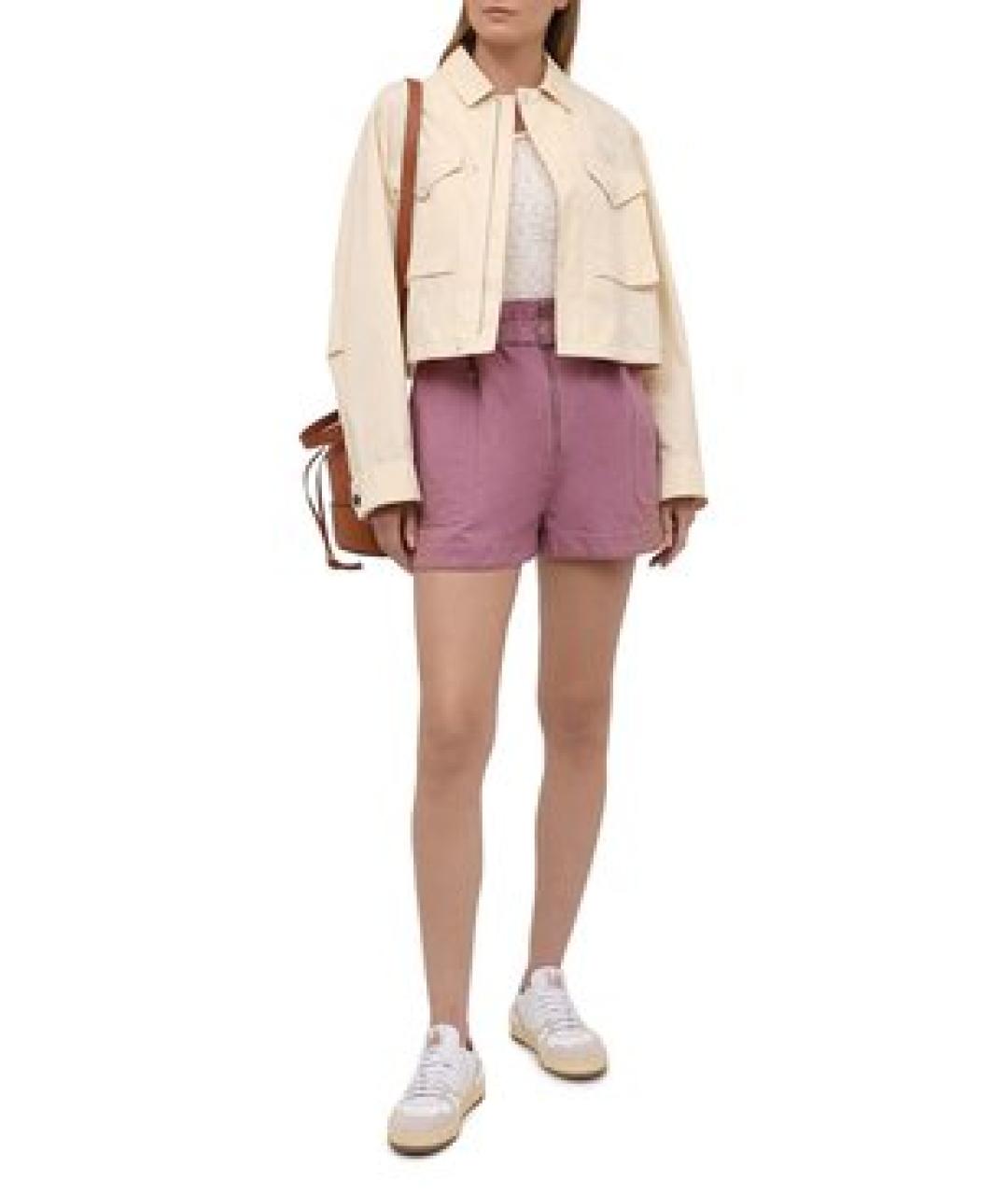 ISABEL MARANT Розовые хлопковые шорты, фото 2