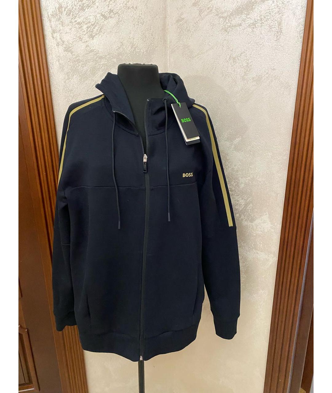 HUGO BOSS Черный хлопковый спортивный костюм, фото 2
