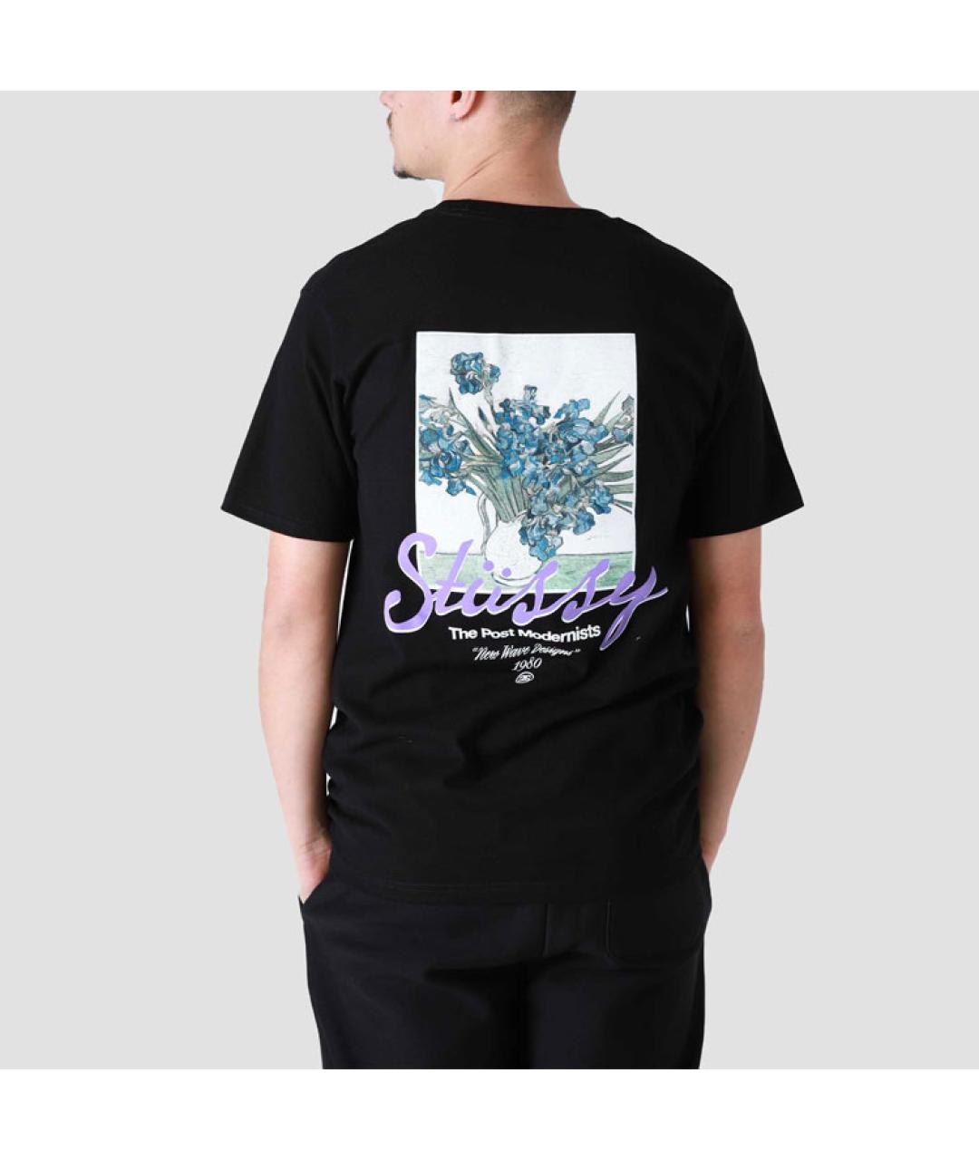 STUSSY Черная футболка, фото 4