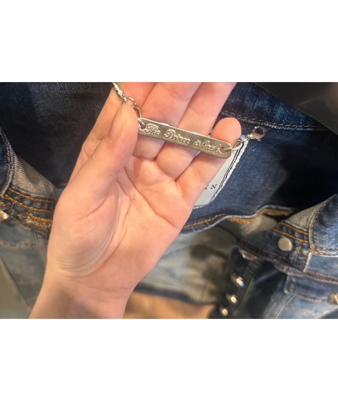 PHILIPP PLEIN Синяя деним куртка, фото 7