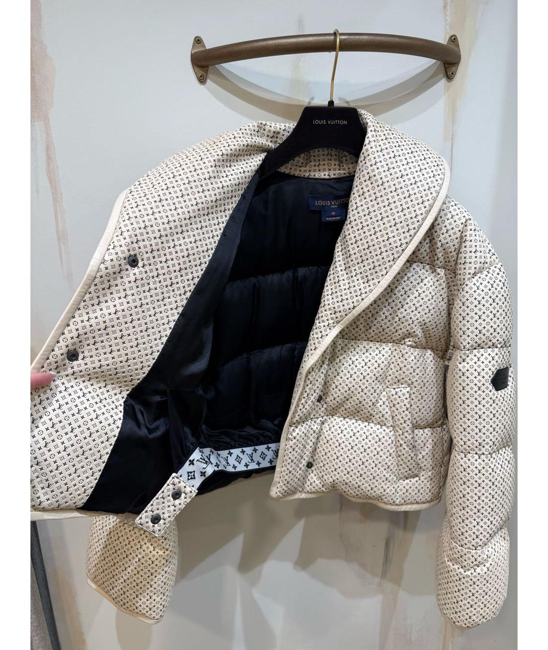 LOUIS VUITTON Бежевый пуховик, фото 7