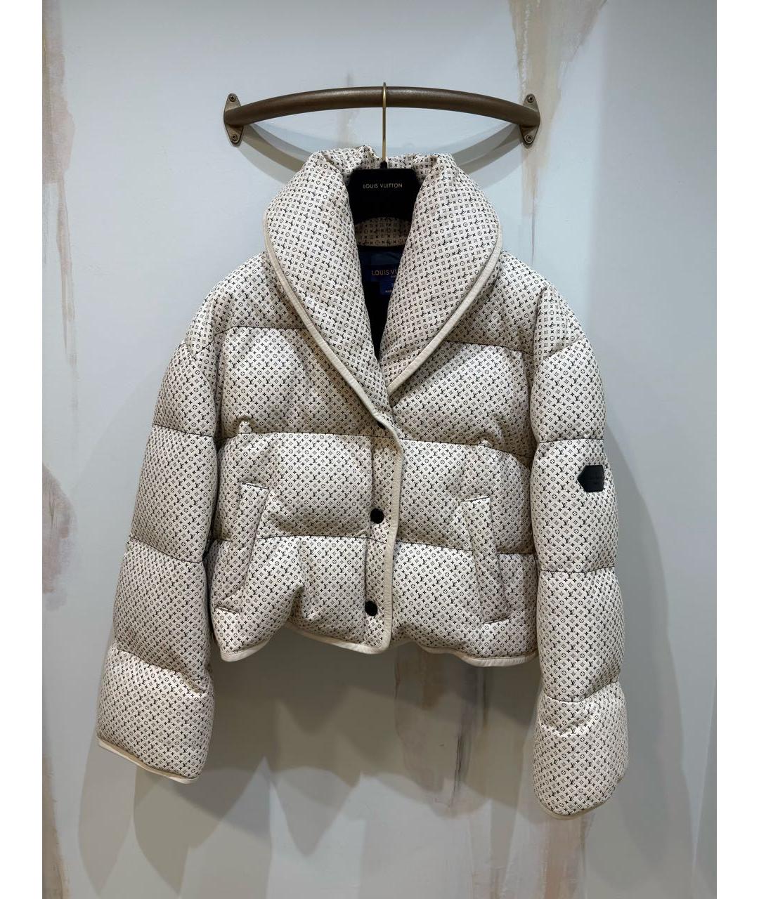 LOUIS VUITTON Бежевый пуховик, фото 4