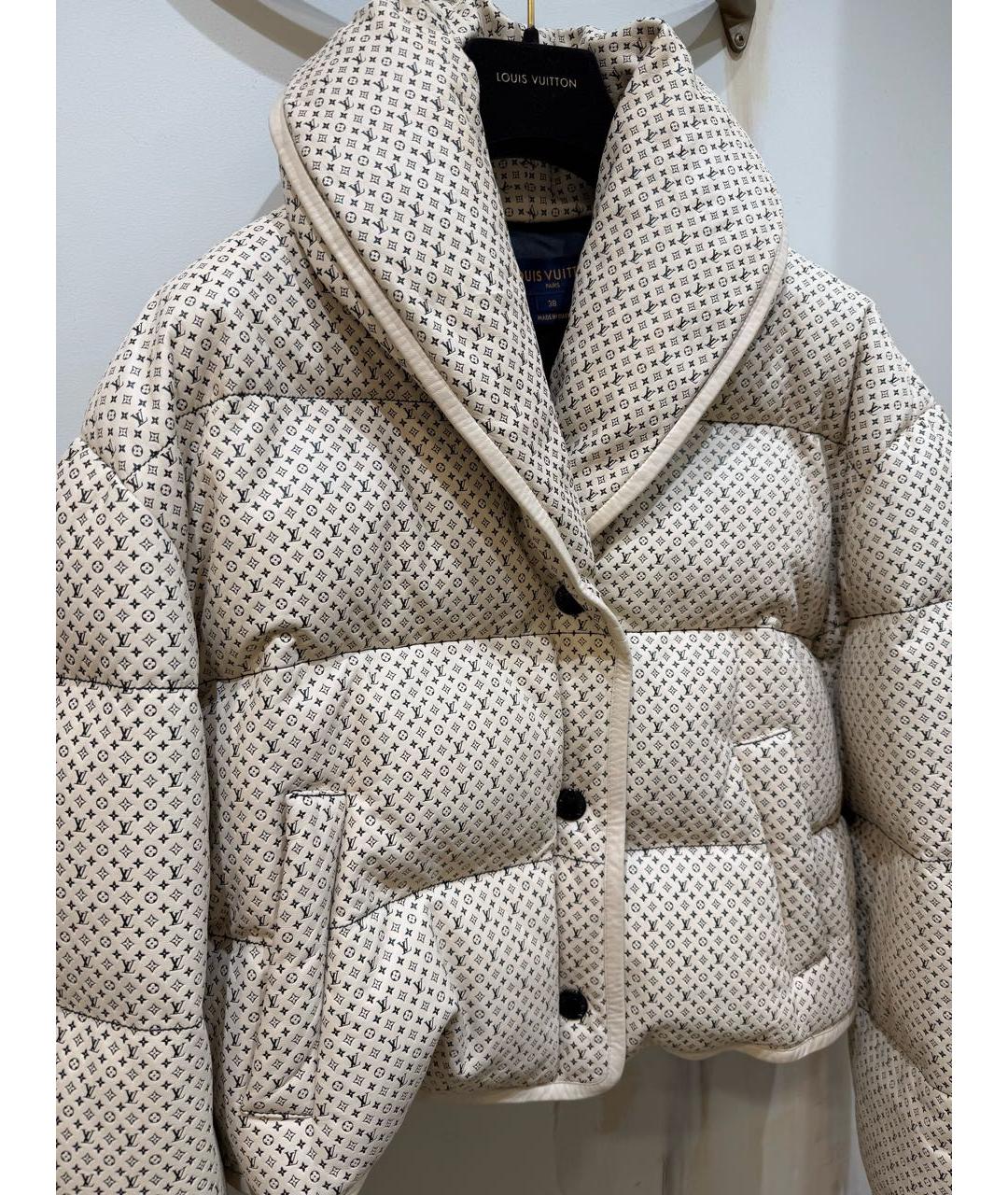 LOUIS VUITTON Бежевый пуховик, фото 6