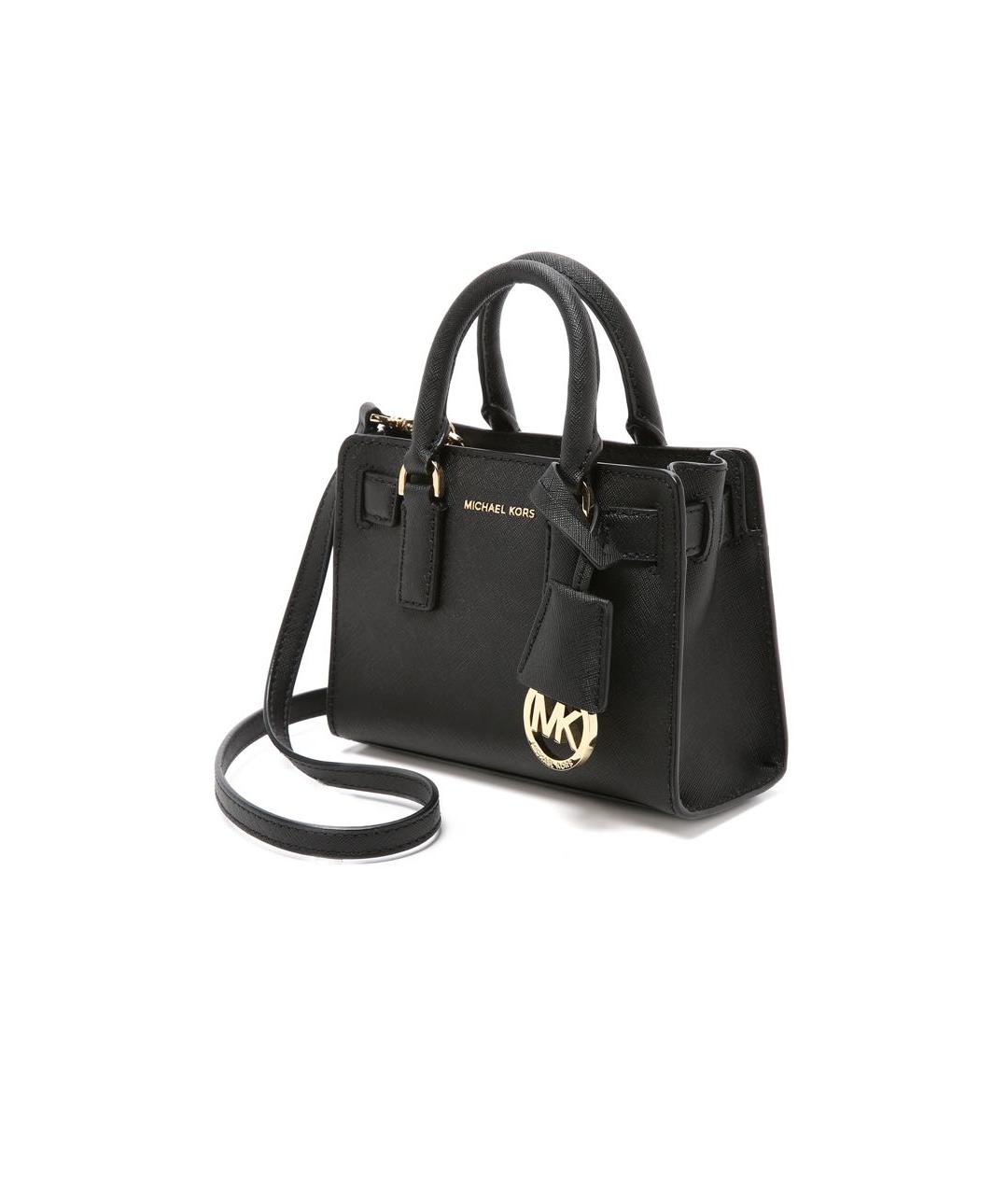 MICHAEL KORS Черная сумка с короткими ручками, фото 2