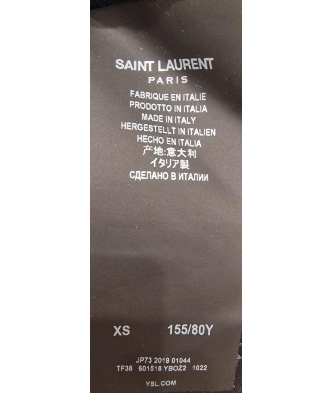SAINT LAURENT Мульти хлопковая футболка, фото 4