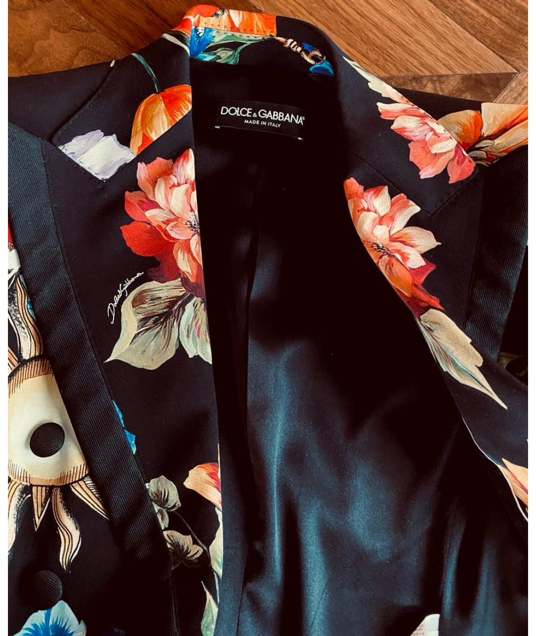 DOLCE&GABBANA Мульти шерстяной жакет/пиджак, фото 2