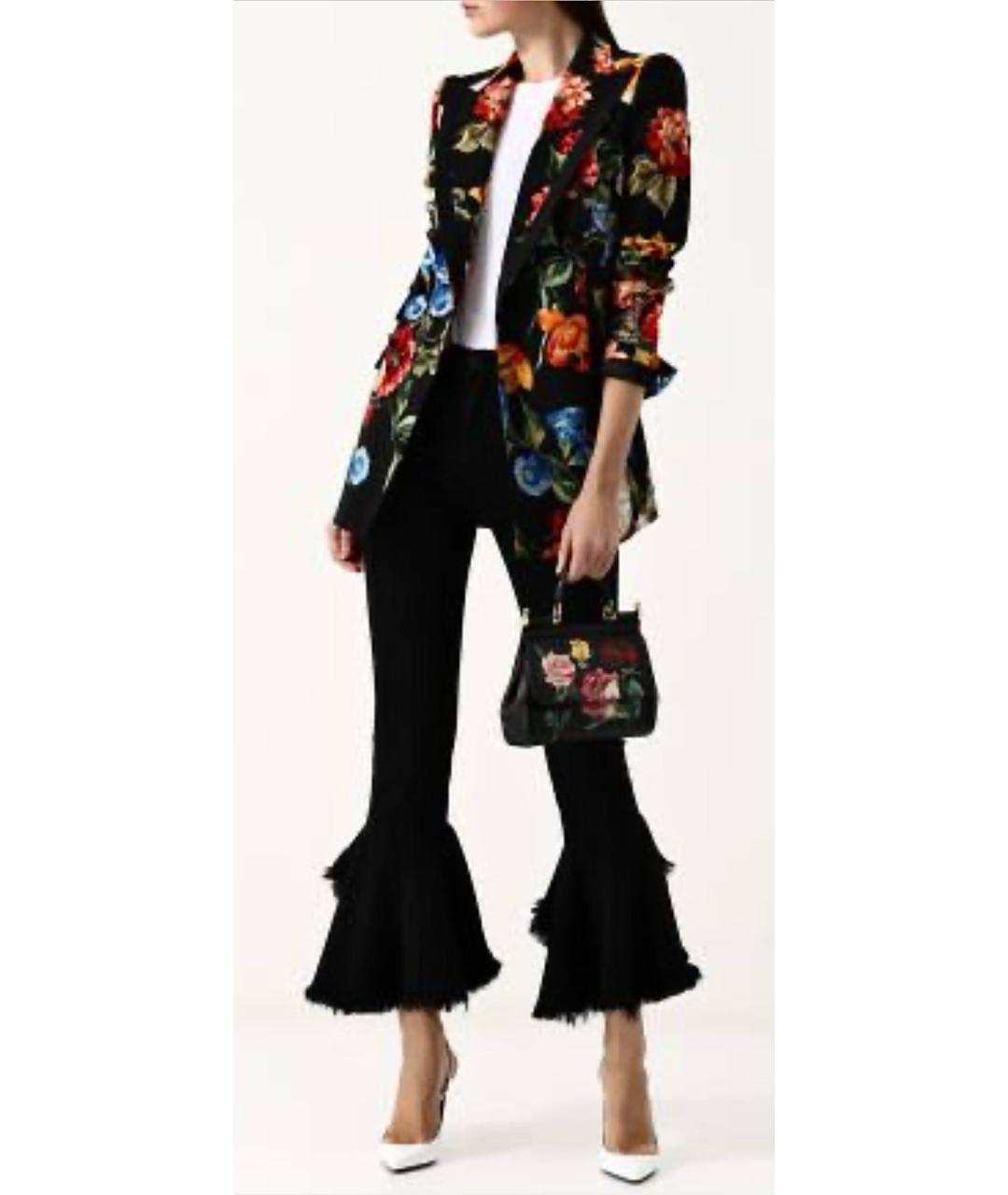 DOLCE&GABBANA Мульти шерстяной жакет/пиджак, фото 4