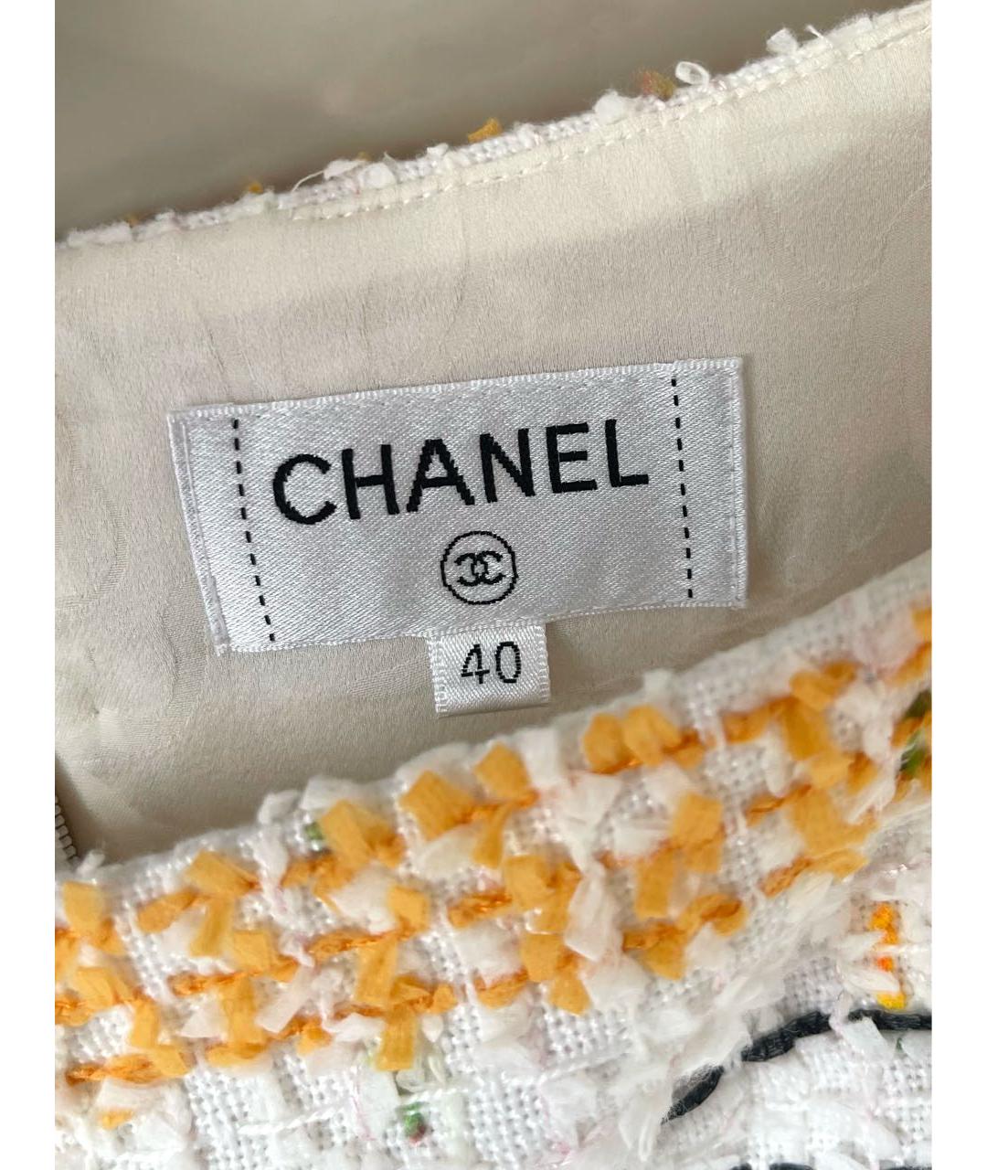 CHANEL Мульти хлопковое повседневное платье, фото 3