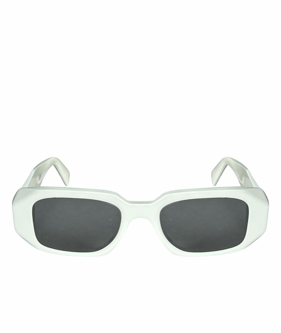 PRADA Белые пластиковые солнцезащитные очки, фото 1
