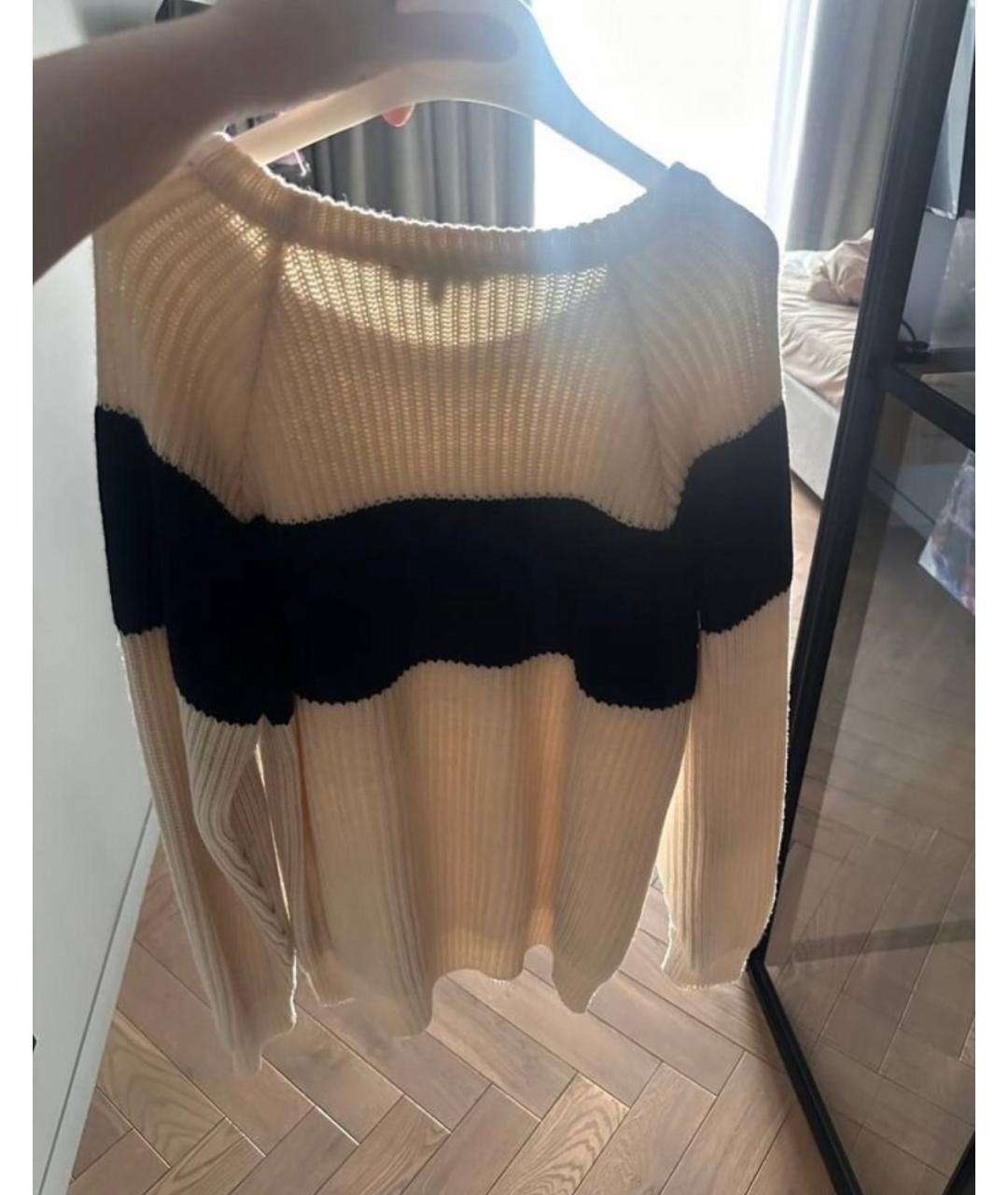BALMAIN Белый полиэстеровый джемпер / свитер, фото 2