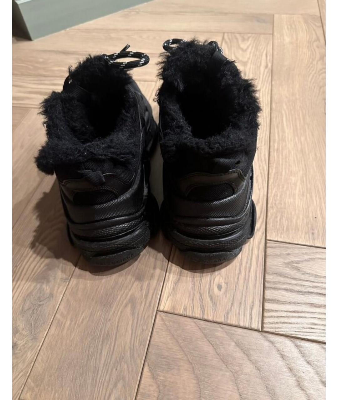 BALENCIAGA Черные кроссовки, фото 4