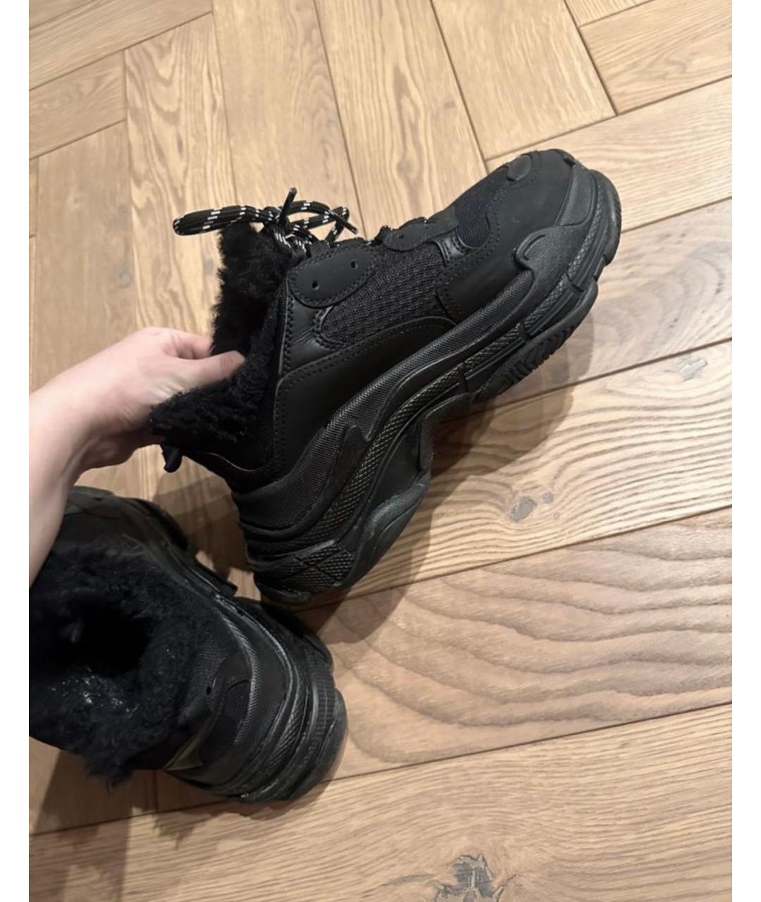BALENCIAGA Черные кроссовки, фото 5