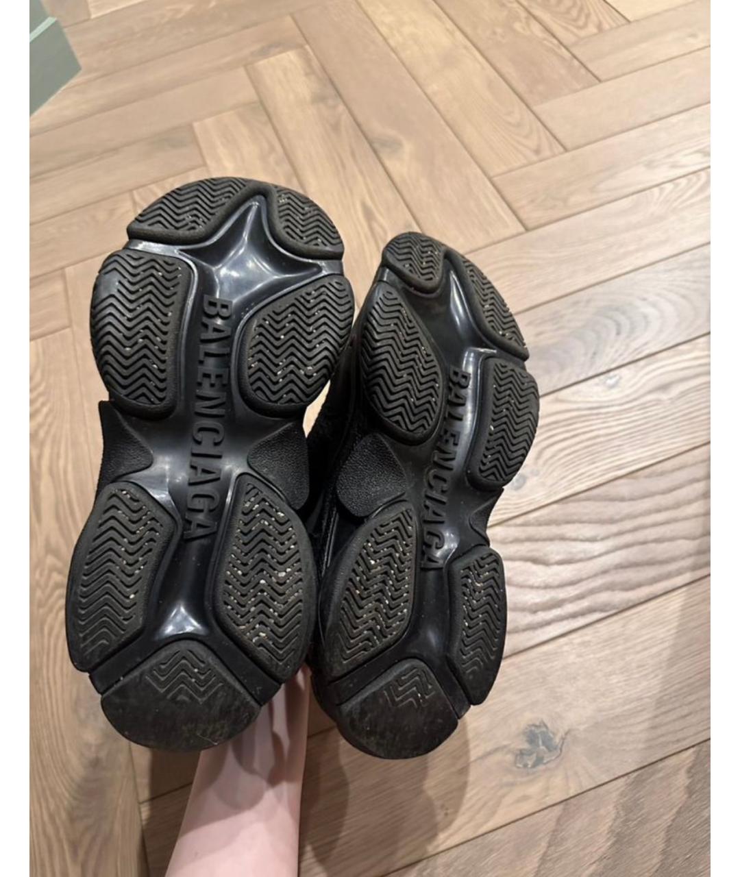 BALENCIAGA Черные кроссовки, фото 6