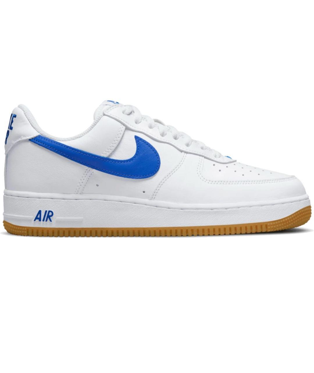 NIKE Белые кожаные низкие кроссовки / кеды, фото 1