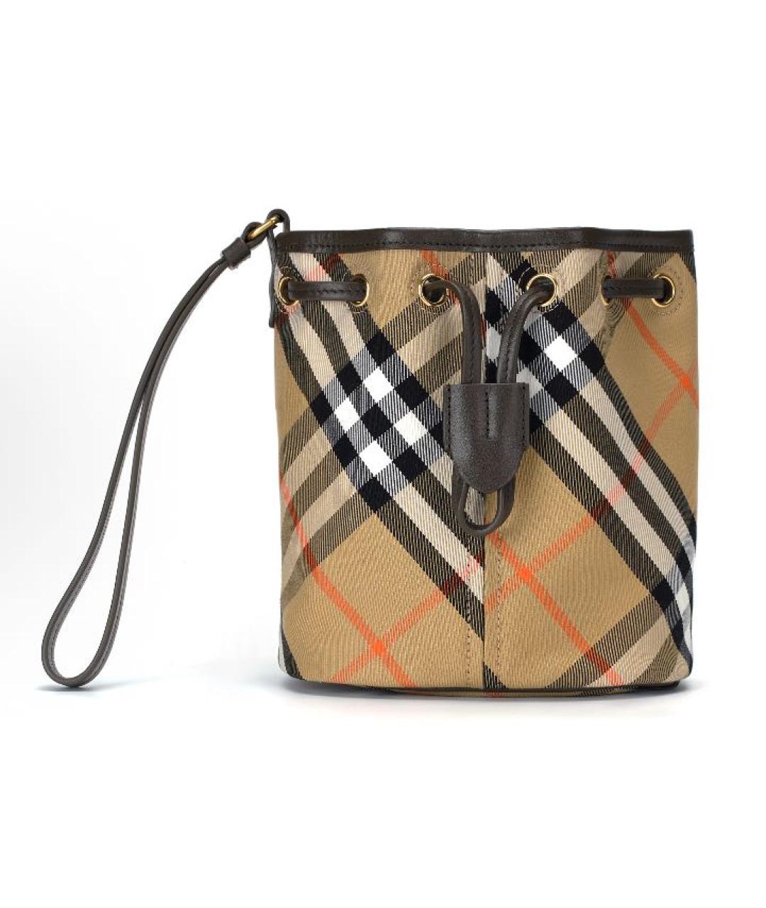 BURBERRY Коричневая кожаная сумка через плечо, фото 2