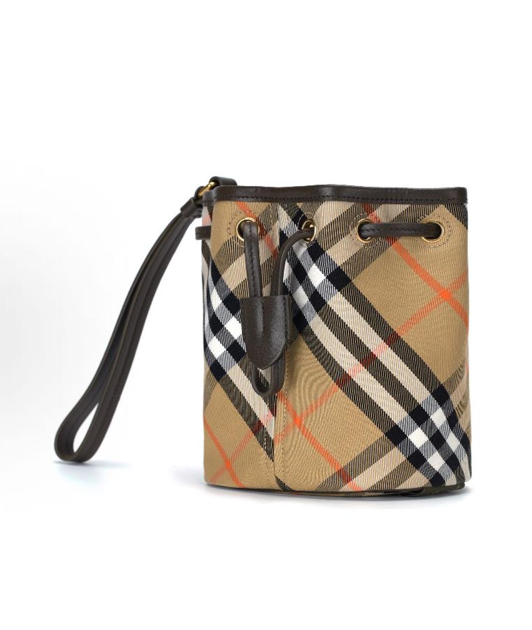 BURBERRY Коричневая кожаная сумка через плечо, фото 3